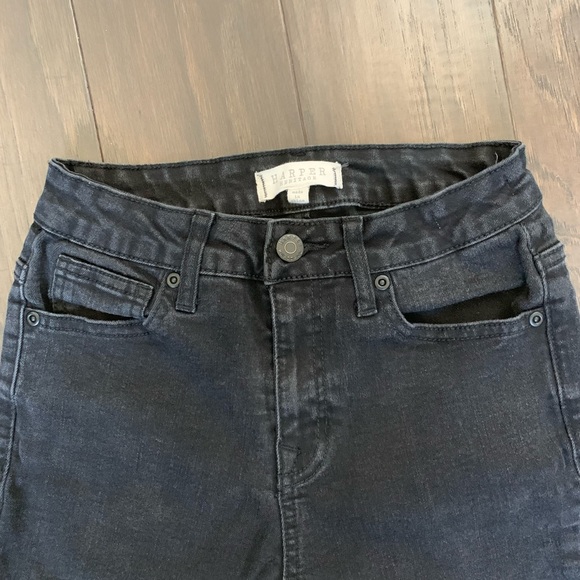 Harper Heritage Women’s Black Ripped Skinny Jeans - Picture 3 of 5